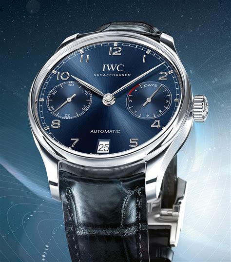 iwc watch portugieser|iwc portugieser chronograph blue.